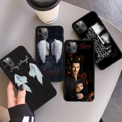 Movie Lucifer Poster for Apple Phone Case for iPhone 11 12 pro XS MAX 8 7 6 6S Plus X 5S SE 2020 XR mini