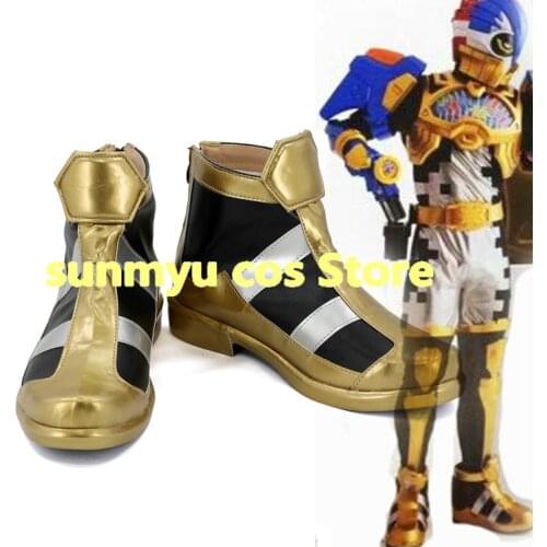 Masked Rider Kamen Rider Para-Dx Boots Shoes Cosplay Custom Size Halloween
