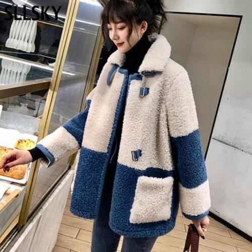 SLLSKY Women's Jackets With Fur