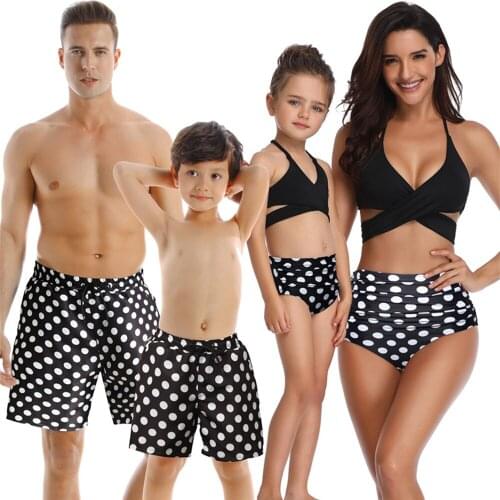 2021Family swimwear Swimsuit mother daughter Family clothing sets baby girl clothes Summer Beach Swimwear Swimsuit Bathing Suit