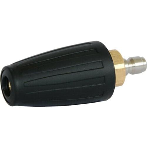 1/4" Rotary Turbo Spray Nozzle With Quick Connect Fitting Male Adaptor For High Pressure Washer Gun