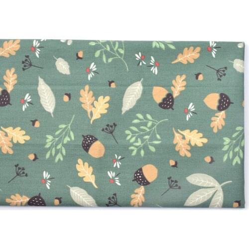 Printed 100% Cotton Twill Flower Fabric Cloth For DIY Sewing Cushion Bed Sheet Quilting Fat Quarters Material For Baby&Child