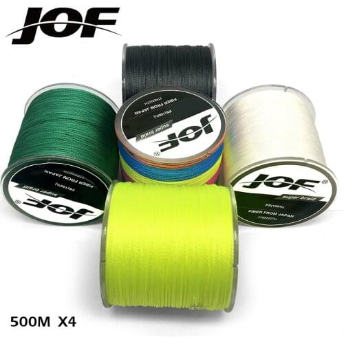 2018 NEW Fishing Line 4 Strands PE Braided 500 Meters Multifilament Fishing Line Rope peche carpe Wire 10-80lb