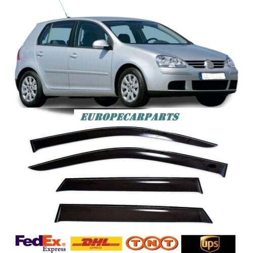 For VW Golf 5 V 2003-2008 Side Window Visors Sun Rain Guard Vent Deflectors 4 pieces