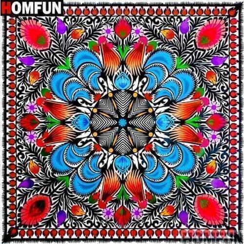 HOMFUN Full Square/Round Drill 5D DIY Diamond Painting "Chicken pattern" 3D Embroidery Cross Stitch 5D Home Decor A14854