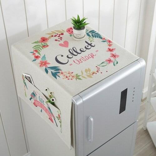 Household Refrigerator Linen Dust Cover Sundry Storage Bag Home Organizer Merchandises Accessories Supplies 1pcs/lot FC121