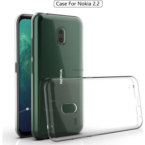 Case For Nokia 2.2 TPU Silicon Clear Fitted Bumper Soft Case for Nokia 2.2 Transparent Back Cover