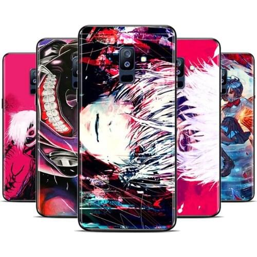 Tokyo Ghoul Anime Kaneki Ken For Samsung Galaxy A8 A9 A7 A750 A6 A5 A3 A6S A8S Star Plus 2016 2017 2018 Black Phone Case