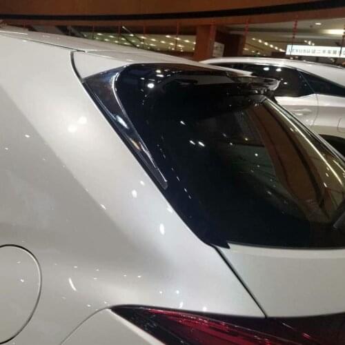 For Lexus UX200 UX250h UX260h 2019 2020 Car Sticker Styling Ornament Rear Tail Spoiler Side Triangle Molding Window Bezel Trim