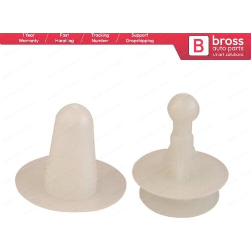 BCF747 10 Pieces Door Panel Retainer; White Colour for Isuzu: 8942264920; Mazda: 9927-40-825; Toyota: 67771-01010, 67771-12010