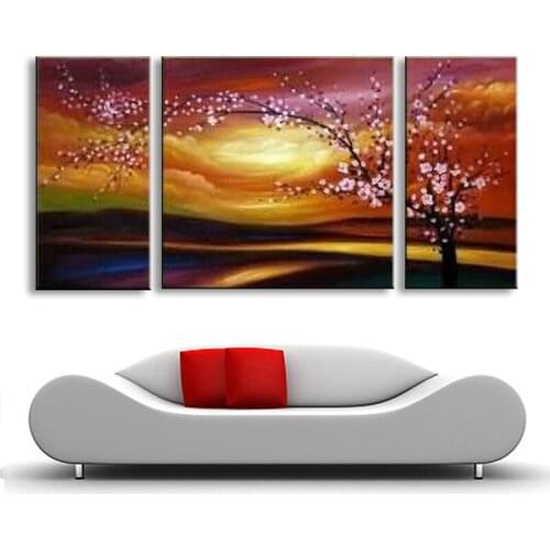 Handmade oil painting on canvas modern 100% Best Art Flower oil painting original directly from artis FL3-071