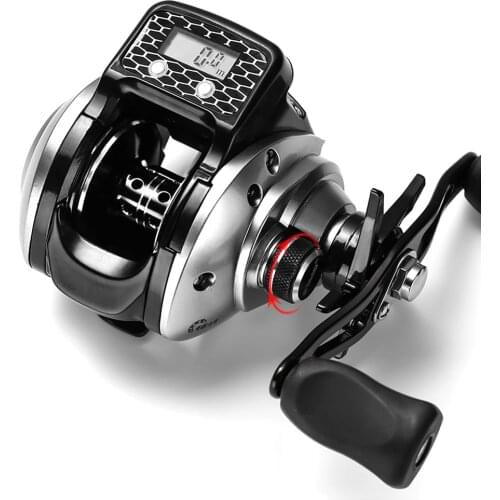 Power Fishing Reel 16+1 Ball Bearings Rechargeable Digital Display Baitcasting Reels Professional Lure Spinning Fishing Wheel