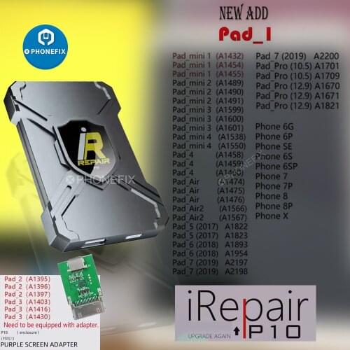 IRepair Box P10 /iBox Programmer for iPad & iPhone 6 7 8 X No Disassembly Required Hard Disk DFU Read Write Change Serial Number