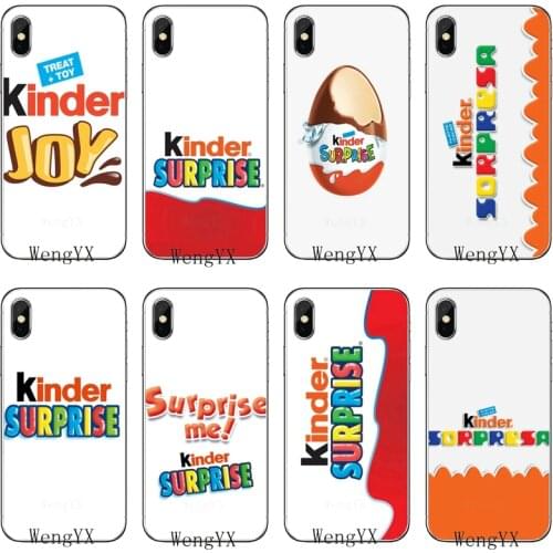 Soft Transparent Phone Case For Huawei P30 P20 Pro P10 P9 P8 Lite Y5 Y6 Y7 Y9 P Smart Plus 2018 2019 KINDER JOY Surprise