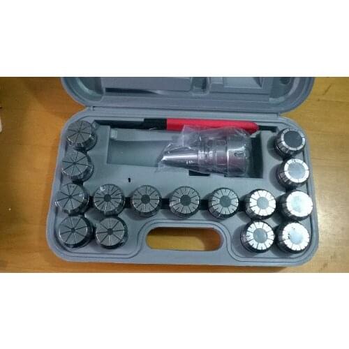 Quality 15PCS ER32 collet set with NT40-ER32 with ER32 spanner