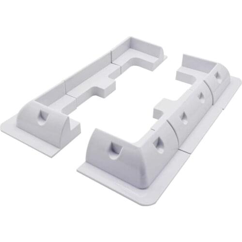 6Pcs RV Top Roof Solar Panel Mounting Fixing Bracket Kit ABS Supporting Holder for Caravans Camper RV Boat Yacht Motorhome House