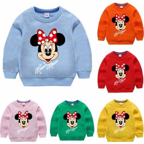 2020 Spring and Autumn New Boys and Girls Sweater Baby Western Style Cartoon Shirt Bottoming Childrens Clothing
