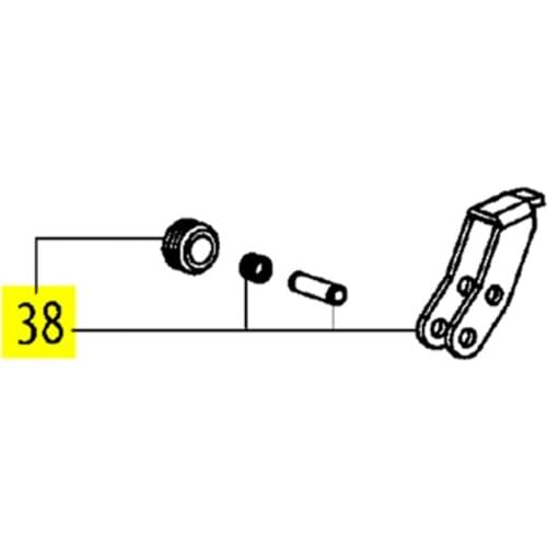 Supporting lever for METABO STEB65Quick 316093410 Power Tool Accessories Electric tools part