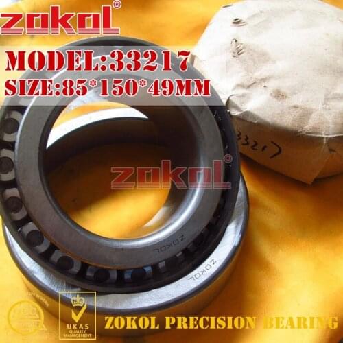 ZOKOL bearing 33217 3007217E Tapered Roller Bearing 85*150*49mm
