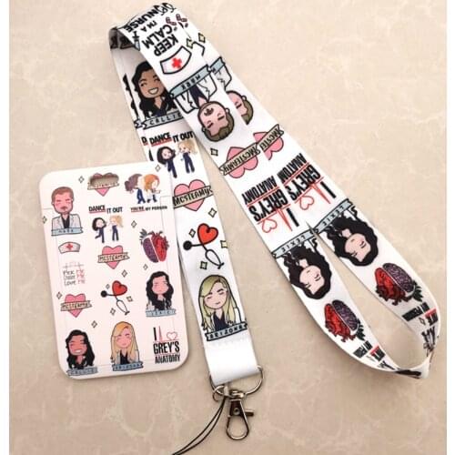 Retail 1pcs Nightmare Before Christmas Neck Strap Lanyards Card Holders Bank Neck Strap Card Bus ID Holders Rope Key Chain L47