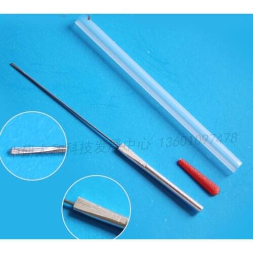 EACU disposable acupuncture edge needle with tube aluminum handle knife needle superfine needle painless massage needle