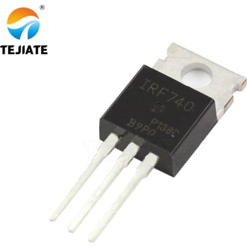 5PCS IRF740 IRF740PBF to - 220 400V/10A N-Channel Field Effect Transistor