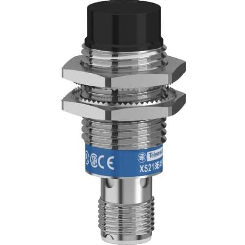 XS218B4PAM12 Inductive sensor XS2 M18 - L51mm - brass - Sn16mm - 12..24VDC - M12