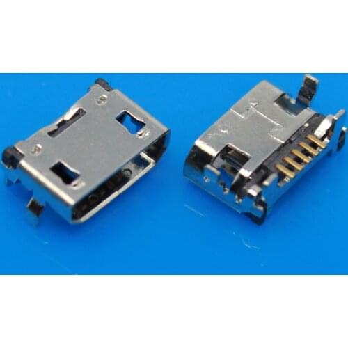 10 pcs Micro 5pin USB Jack,5P Charger Connector Charging Power Port For Lenovo A3000 A3000H A3000-H Tablet PC ect