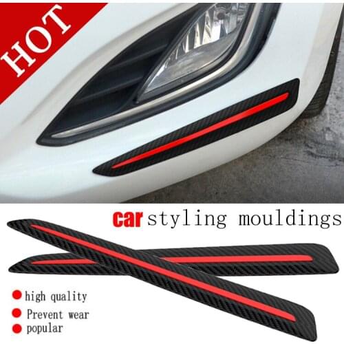 2Pcs/SET 30cm Car Anti-collision Strip Bumper Guard Protector Auto Body care Crash Anti-rub Bar Protective Trim Styling Moulding