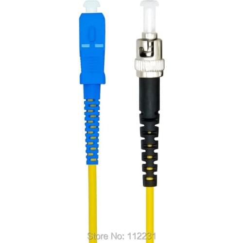 30Meters SC/PC-ST/PC,3.0mm,Singlemode 9/125,Simplex,Optical Fiber Patch Cord Cable,SC to ST