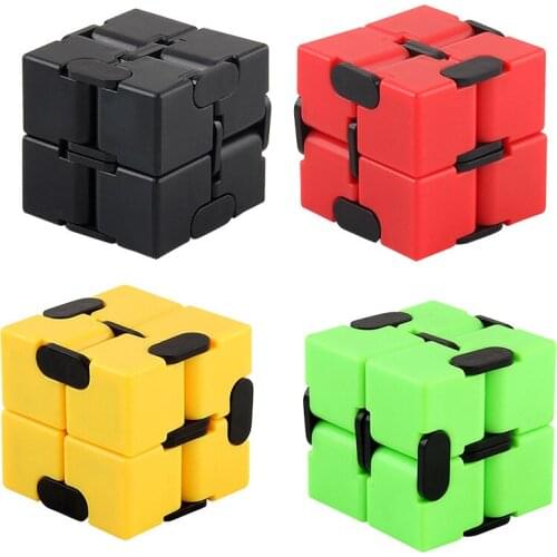4pc cube antistress cube fidget toys cube stress relief cube toy for children kids women men sensory toys for autism adhd f5