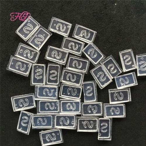 500 pcs Keratin Glue Tips Flat tip with letter s NO.2 Italian keratin for Pre Bonded Hair Extensions Repair