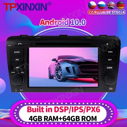 Android 10 Car Radio For Mazda 3 2003 - 2009 Multimedia Video Recorder Player Navigation HeadUnit GPS Accessories Auto 2din DVD