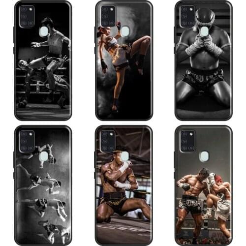 Muay Thai Martial For Samsung A50 A70 A10 A20 A40 A51 A71 Case For Galaxy A21S M21 M31 A11 A20e A7 Coque