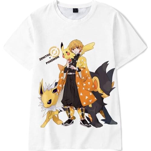Anime Demon Slayer Kimetsu No Yaiba Cosplay Costumes Tshirt Men Women Ghost Blade T-shirt Summer Short Sleeve T shirt Tees Tops