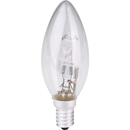 E14 Halogen Lamp Bulb Candle Shape Lighting Fixture Household Supplies