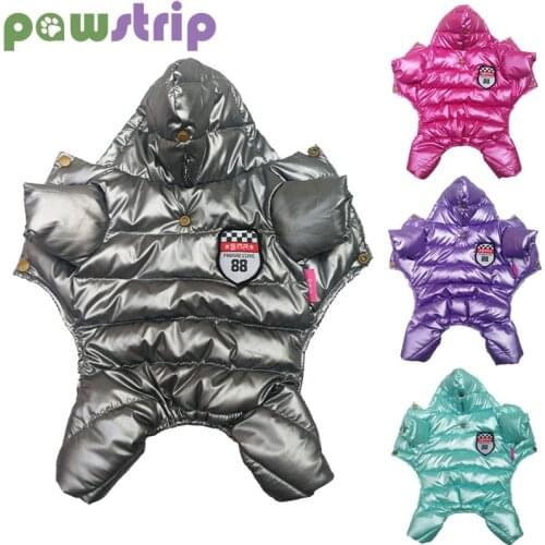 Dog Jumpsuit Winter Dog Clothes Fashion Cat Clothes Puppy Coat Hoodies Clothing Chihuahua Yorkies Pet Dog Jackets For Small Dogs