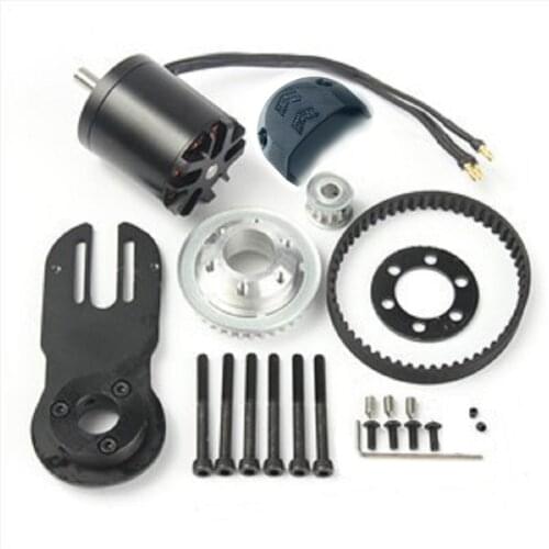 Electric Skateboard 5065 Motor 5M Gear 270mm Belts Kit And Motor Mount Parts Riserpad