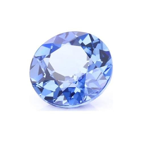 Round shape Lab sapphire Royal Blue loose stone for necklace making
