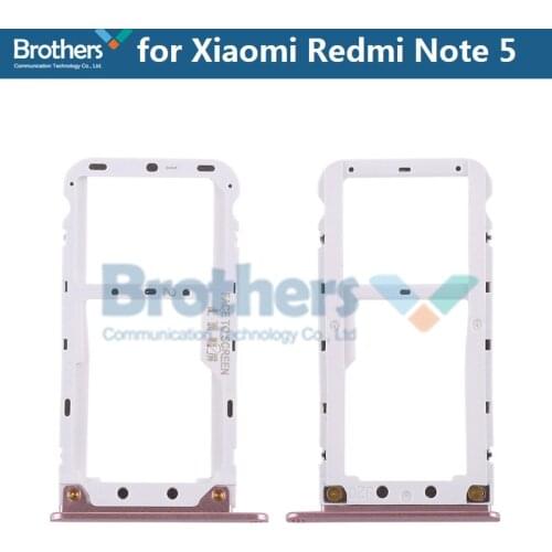 SIM Card Tray For Xiaomi Redmi Note 5 SIM Card Slot Holder for Xiaomi Note 5 Adapter Repair Accessories Phone Replacement