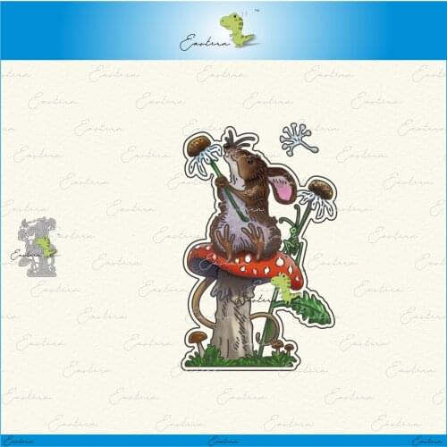 Dandelion Mouse metal cutting dies 2021 new diy molds Scrapbooking Paper Making die cuts crafts