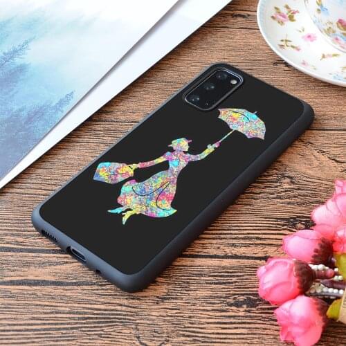 For Samsung Galaxy Mary Poppins The Magical Nanny Print Soft Matt Phone Case