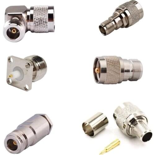 N-JKW Male Plug To Female Plug RF Coax Coaxial Adapter L Shape N Type Plug 90 Degree RF Adapter