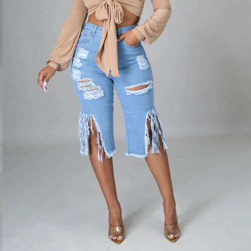 Женские джинсовые капри Ninimour China At AliExpress