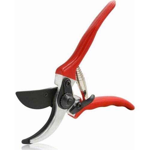 Garden Shears Stainless Steel Hand Pruner with Ergonomic Grip Pruning Shears for Gardening Tool Cultivation Snip Floral red