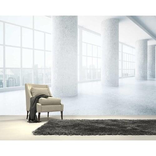 Papel de parede Modern interior design space 3d wallpaper mural,living room tv wall bedroom wall papers home decor