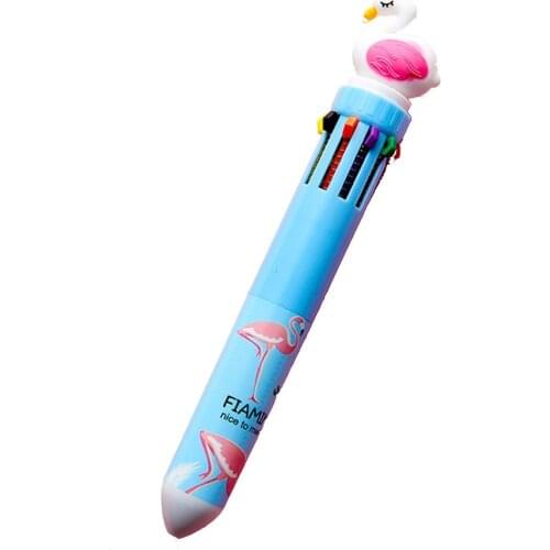 Practical Ballpoint Pen Small Fresh durable Colorful Pen Student Marker Pen Multi-function Portable Pen