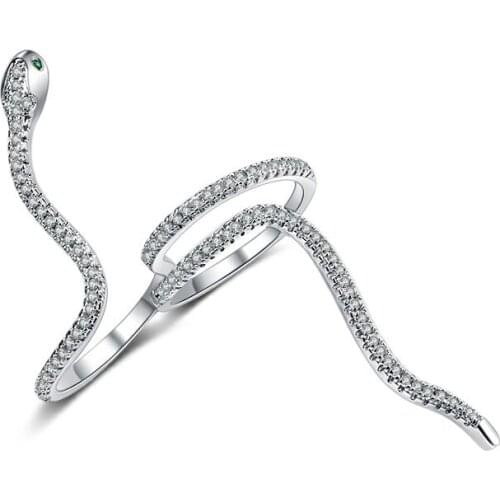 YaYI Jewelry Fashion Princess Cut White Cubic Zirconia Silver Color Engagement Wedding Party Adjustable Rings Precious Gift