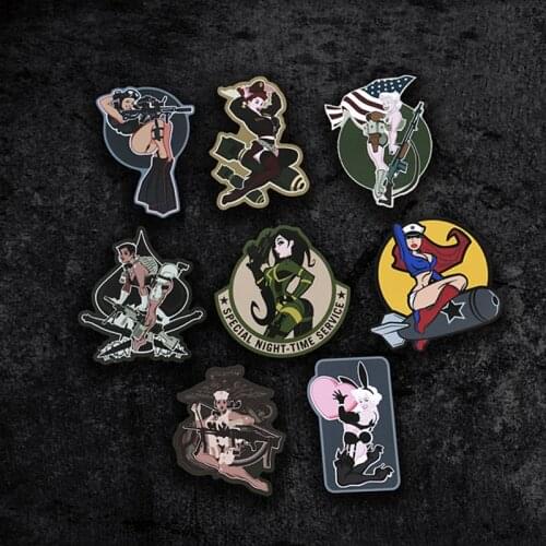 Royal Sister Series Tactical Adhensive Sticker Bikini Military Notebook Skateboard Locomotive Cell Phone Styling DIY Decoration