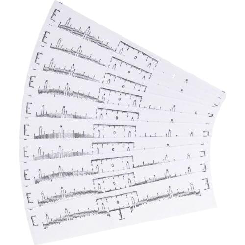 Eyebrow Stencil Reusable Semi Permanent Makeup Microblading Measure Tattoo Ruler Tools Eyebrow Stencils Use Beginners